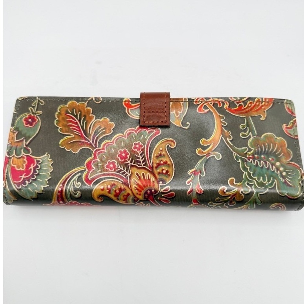NEW Patricia Nash Marotta Floral Leather Card Case Wallet Multicolor NWT - Picture 2 of 14